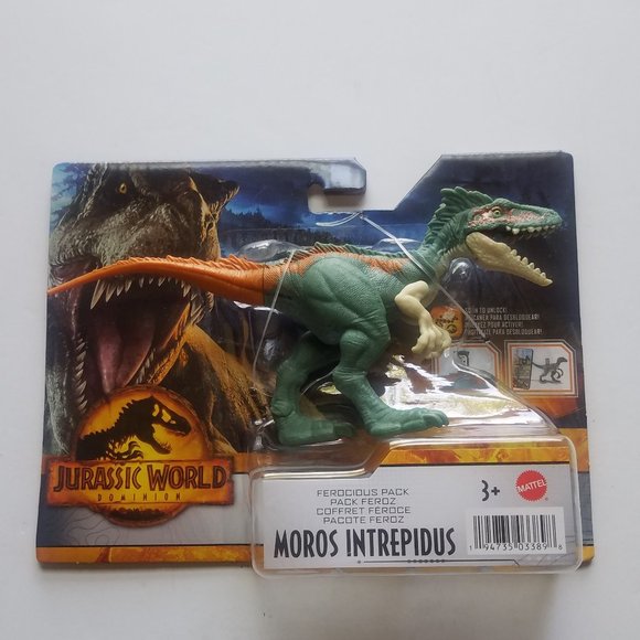 Jurassic World Dominion moros intrepidus figure 2022 Ferocious Pack Dinosaur - Picture 1 of 7
